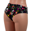 Lowrise Siren Shorts in Unicorns and Rainbows-3