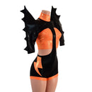 3PC UFO Suit with Bolt Applique and Mega Shoulder Bolero Set - Coquetry Clothing