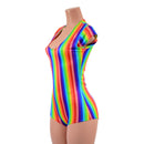 Rainbow Striped Romper-3