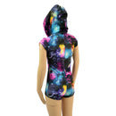Kids UV Glow Galaxy Hoodie Romper-4