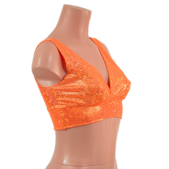 Starlette Bralette in Orange Kaleidoscope