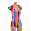 Rainbow Striped Romper-2