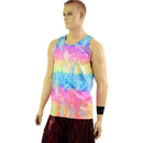 Mens Rainbow Shattered Glass Muscle Tank-6