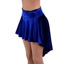 Hi Lo Skirt in Sapphire Velvet-3