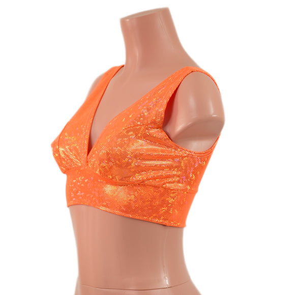 Starlette Bralette in Orange Kaleidoscope