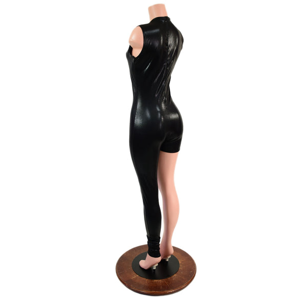 Asymmetrical Black Mystique Catsuit