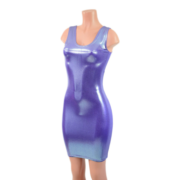 Lavender Ice Bodycon Tank Dress - 4