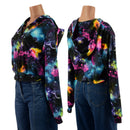 Hooded Kimberly Jacket in UV Glow Galaxy-1