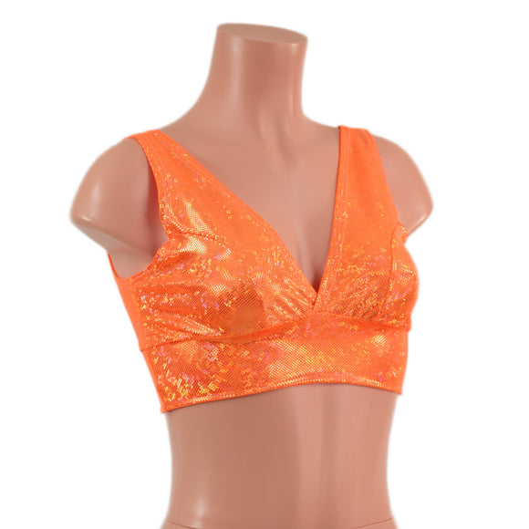 Starlette Bralette in Orange Kaleidoscope
