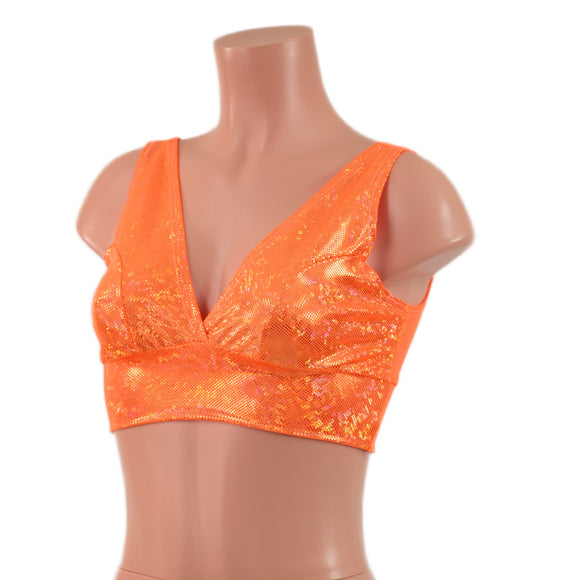 Starlette Bralette in Orange Kaleidoscope