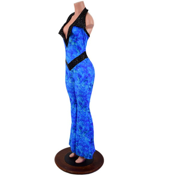 Solar Flare V Front Catsuit with Plunging Showtime Collar - 2