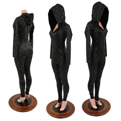 Star Noir Hooded Catsuit
