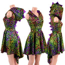 Poisonous Dragon Hoodie Skater Dress and Wings Set-12