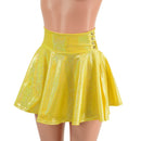 Yellow Sparkly Jewel Romper and Breakaway Skirt Set-4