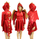 Kids Dragon Tail Skater Dress (+Dragon Wings!)-1