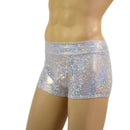 Mens Midrise Sahara Shorts Chaps in White Kaleidoscope-8