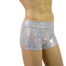Mens Midrise Sahara Shorts Chaps in White Kaleidoscope-7