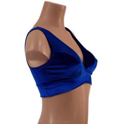 Starlette Bralette in Sapphire Velvet