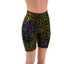High Waist Bike Shorts in Poisonous-3
