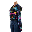 Hooded Kimberly Jacket in UV Glow Galaxy-5