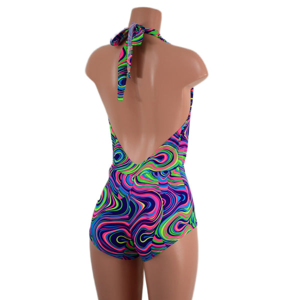 Neon Glow Worm Josie Romper - 4