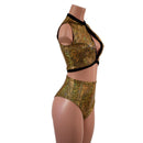 2PC Keyhole Top and Siren Shorts Set-5