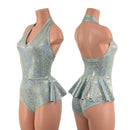 Backless Bella Romper with Ruffle Rump, Created in Frostbite - Coquetry Clothing