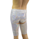Mens Midrise Sahara Shorts Chaps in White Kaleidoscope-4