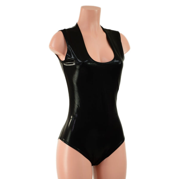 Black Mystique Sleeveless Romper - 3