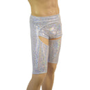 Mens Midrise Sahara Shorts Chaps in White Kaleidoscope-2