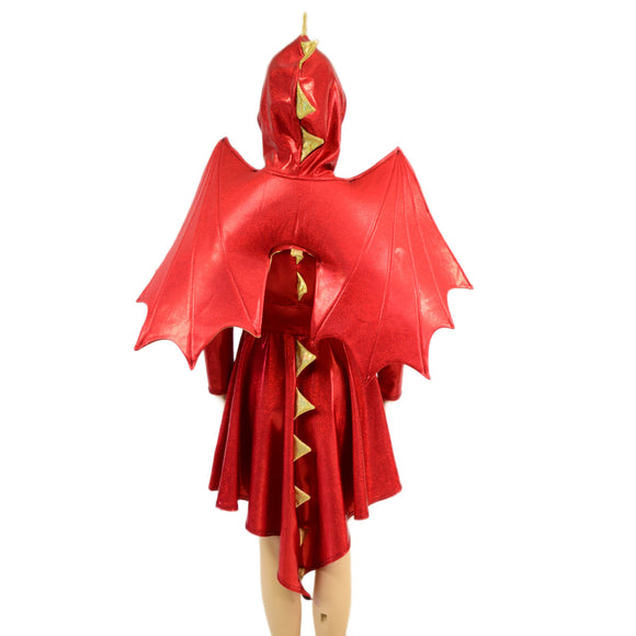 Kids Dragon Tail Skater Dress (+Dragon Wings!)