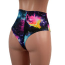 Galaxy High Waist Siren Shorts with Brazilian Cut Leg-4