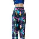 Trouser Style Stilt Pants in UV Glow Galaxy-2