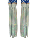 Flashbulb White Holographic Stilt Covers-1