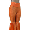 Leggings Style Stilt Pants in Neon Orange Kaleidoscope-4