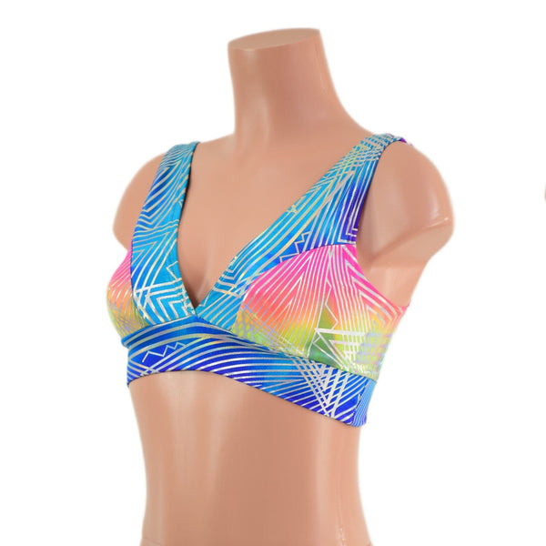 Spectrum Holographic Starlette Bralette - 5