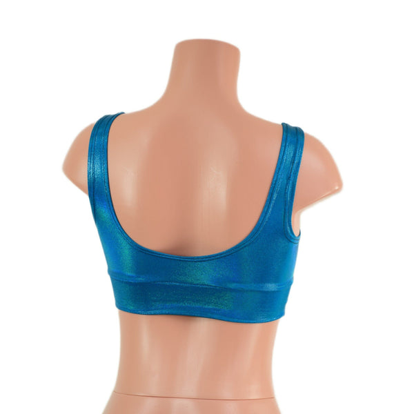 Peacock Holographic Starlette Bralette - 5