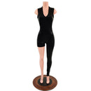 Asymmetrical Black Mystique Catsuit-2