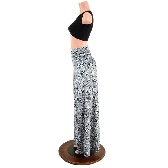Medium Ready to Ship Distortion Velvet Wide Leg Pants
