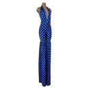 Blue and White Stars Stilting Costume-4