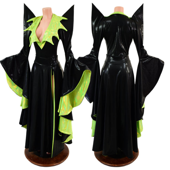Sorceress Sleeve Romper and Breakaway Skirt Set
