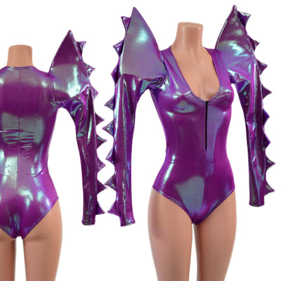 Spiked Mega Sharp Shoulder Romper