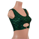 Green Dragon Scale High Or Low Reversible Cutout Oring Mini Crop-2