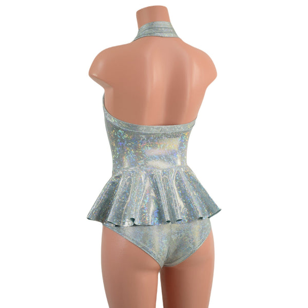 Backless Bella Romper with Ruffle Rump, Created in Frostbite - 2