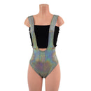 Prism Holographic Suspender Romper with Brazilian Cut Leg (Top sold separately)-2