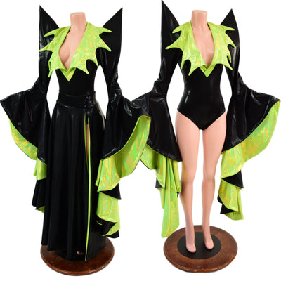 Sorceress Sleeve Romper and Breakaway Skirt Set
