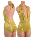 Gold Sparkly Jewel Josie Romper - 1