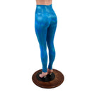 Peacock Holographic High Waist Leggings-3