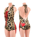 Josie Romper with Hip and Bodice Laceups and Heart Applique-1