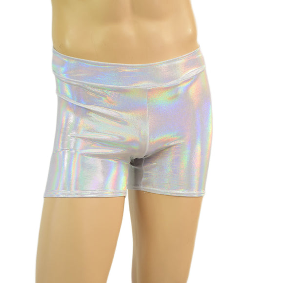 Mens Rio Midrise Shorts in Flashbulb Holographic